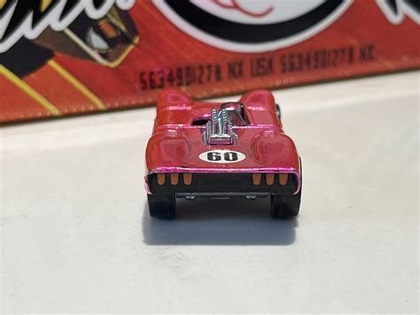 Hot Wheels Redline 1970 Ferrari 312p Hot Nuclear ☢️ Pink Near Mint Blister Fresh Ebay