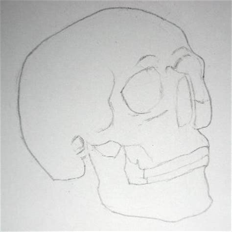 Easy Skull Drawings In Pencil