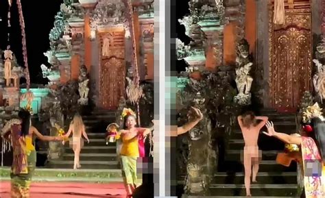 Everyone Was Shocked When A Tourist In Bali Stripped Naked And Broke Into A Sacred Temple