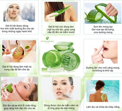 Gel Nha Đam Nature Republic dưỡng da Aloe Vera 92 Soothing Gel Jar