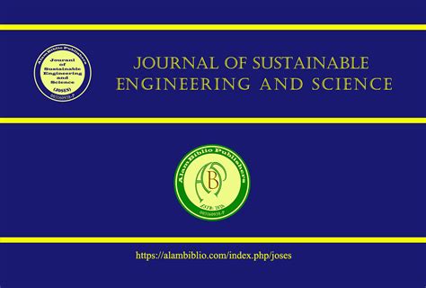 Journal Of Sustainable Engineering And Sciences