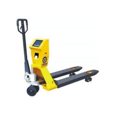 Longer Running Life Mild Steel Weigh Scale Hand Pallet Truck Capacity