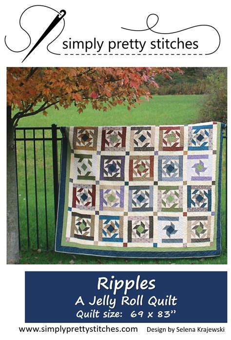 Ripples A Jelly Roll Quilt Simply Pretty Stitches