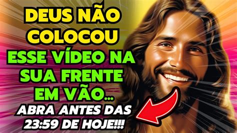 DEUS DIZ Abra Urgente mensagem de Deus hoje não ignore Jesus