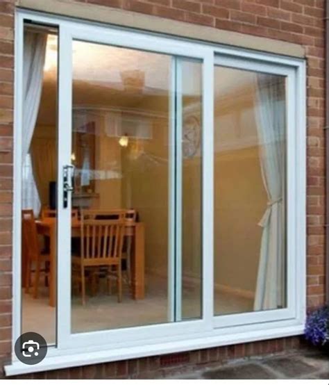 Deceuninck Toughened Glass Upvc Two Track Kitchen Sliding Window At