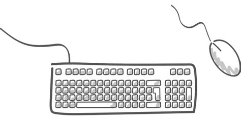 Download Mouse, Electronics, Keyboard. Royalty-Free Vector Graphic ...