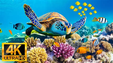 Hours Of K Underwater Wonders With Relaxing Music Coral Reefs