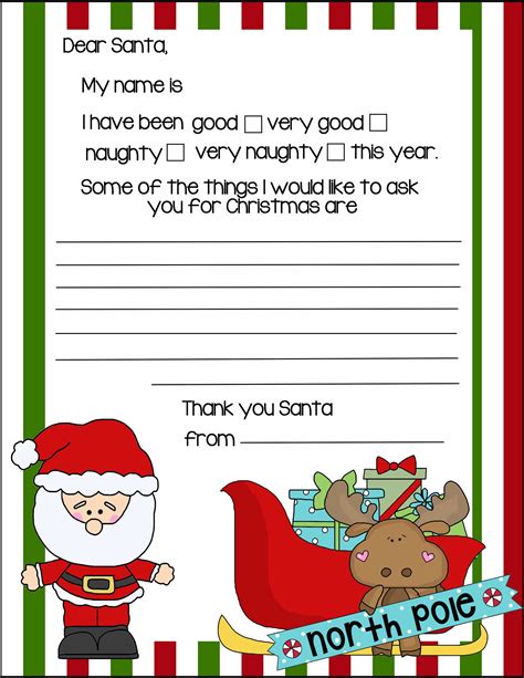 Free Printable Letter From Santa North Pole - Printable Templates: Your Go-To Resource for Every ...