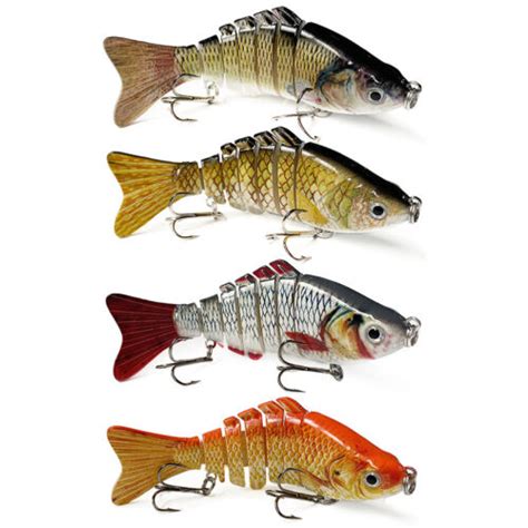 Multi Jointed Fishing Lure Swimbait Wobbler Bass Sinking Segment Hard