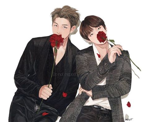 말리지마요 malizimayo on Twitter Namjin Bts fanart Fan art