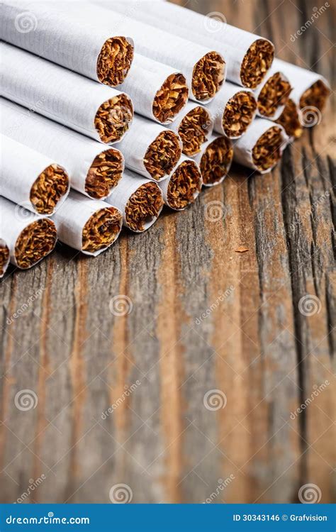 Stack Of Cigarette Stock Photo Image Of Poison Object 30343146