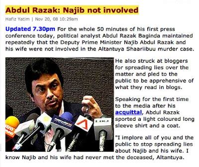 MAGICK RIVER: Abdul Razak Baginda on Malaysiakini (flashback to 20 ...