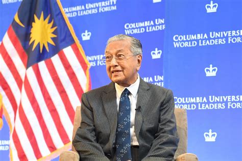 Prime Minister Mahathir Mohamad of Malaysia | World Leaders Forum