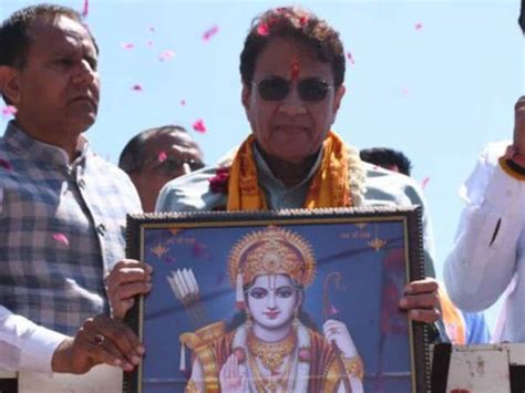 Actor Arun Govil Draws Flak For Seeking Votes On Ramayana Role