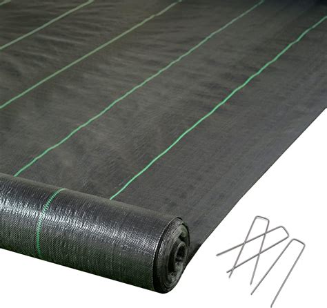 Pro Tec Garden Products Weed Control Membrane 2mx10m Weed Control Fabric Ground Cover Membrane