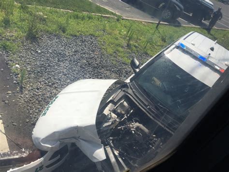 Train Collides With Long Branch Police Car Causes Delays Long Branch