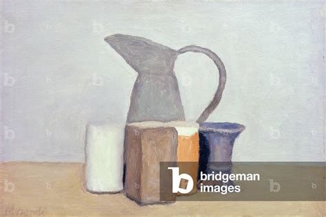 Still Life Natura Morta 1960 Oil On Canvas By Morandi Giorgio