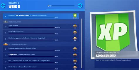 Fortnite Season 9 Week 8 Challenges Fortnite Insider