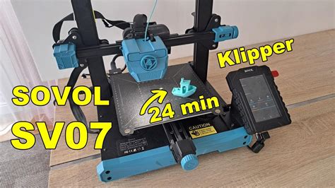 Sovol Sv07 Klipper Based 3d Printer Review Youtube