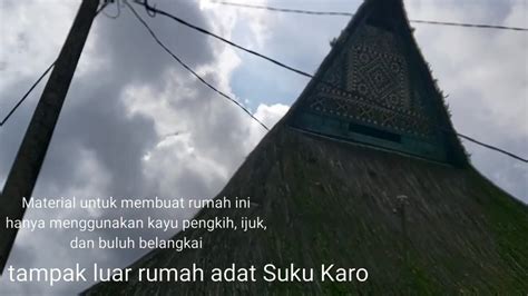 Desa Dokan Siwaluh Jabu Rumah Adat Karo Keliling Desa YouTube