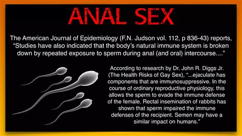 The Lgbt Movement Health Issues The Dangers Of Anal Sex Pdf