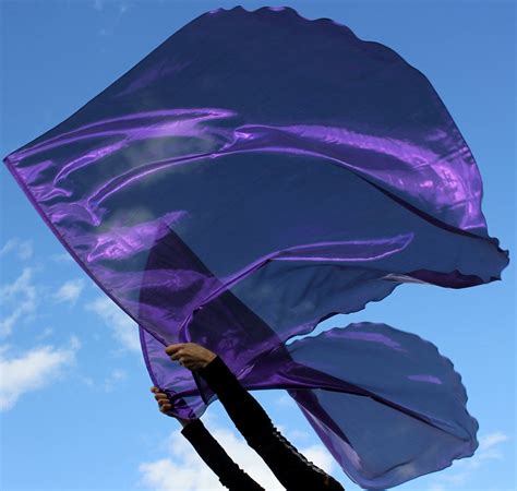 Prophetic Worship Flags Semi Sheer Purple Royalty With Flex™ - Etsy