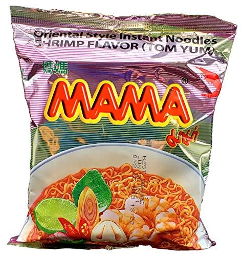 Mama Ramen Instant Noodles Variety Pack Chicken Pa Lo Duck Tom Yum