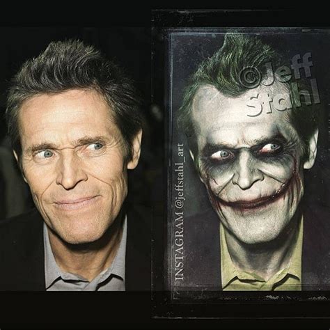 Willem Dafoe As The Joker New Fan Art Ponders What Could Be Joker