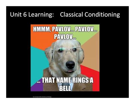 Pdf Unit Learning Classical Conditioning Classical