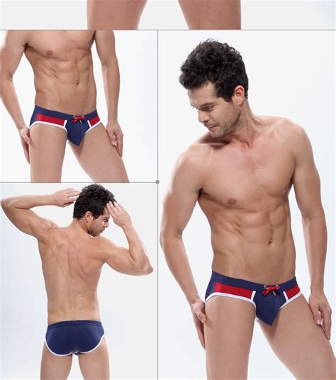 Men S Sexy Triangle Swimsuit Hot Spring Seaside Beach Swimwear Water Sports Briefs Swimming Suit