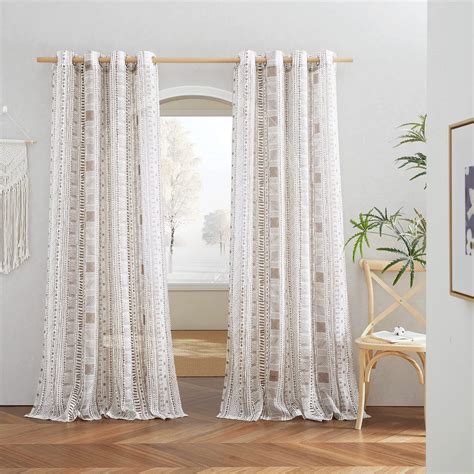 Amazon Nbtangtex Sage Green Boho Curtains For Living Room Bedroom