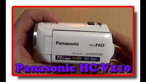 Panasonic HC-V210 Review - YouTube