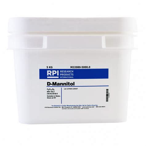 Rpi Kg Container Size Powder D Mannitol Ga M