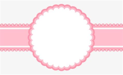 Vector Painted Pink Sweet Tag Vector Hand Painted Round Png And