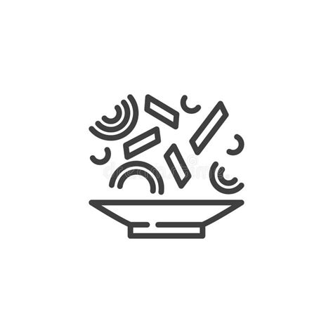 Hot Plate Line Icon Stock Vector Illustration Of Symbol