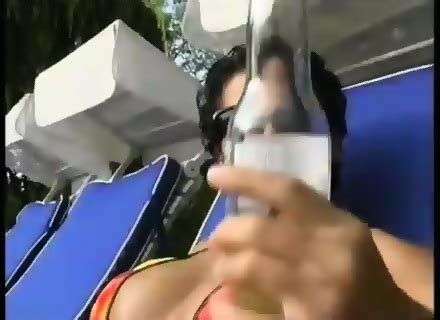 Italian Brunette Takes It All In The Ass Part