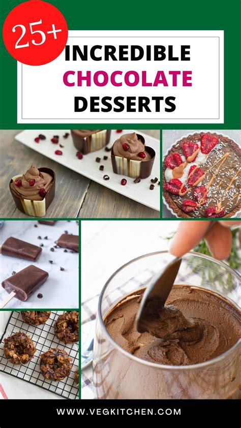 25+ Incredible Chocolate Desserts - Oh My Veggies