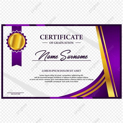 Certificate Border Design Vector Hd Png Images Graduation Certificate