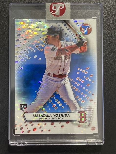 75枚限定 吉田正尚 2023 Topps Pristine BLUE PULSAR Masataka Yoshida Rookie Card