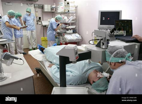 Surgery laser eye Stock Photo - Alamy