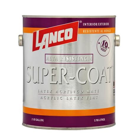 Lanco Pintura Base Super Coat Blanco Galon — Rodelag Panamá