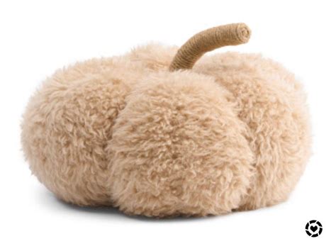 Warm Up Your Space With A Cozy Faux Fur Pumpkin