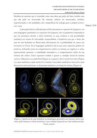 A teoria do caos nas ciências da natureza PDF