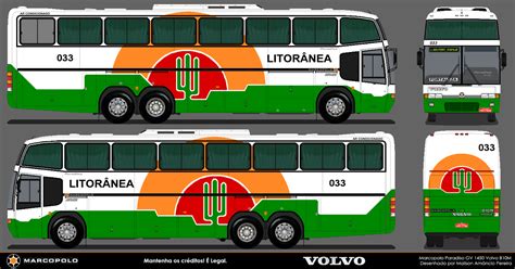 LITORÂNEA VIAGENS 033 MARCOPOLO PARADISO 1450 G4 VOLVO B10M FORTALEZA