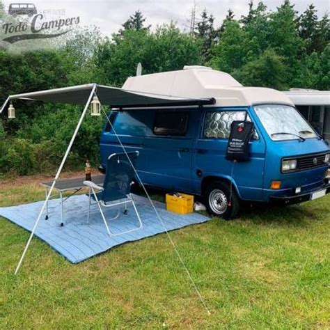 Pack Toldo Fiamma F35 Pro 270 Soporte Para VW T3 Todo Campers