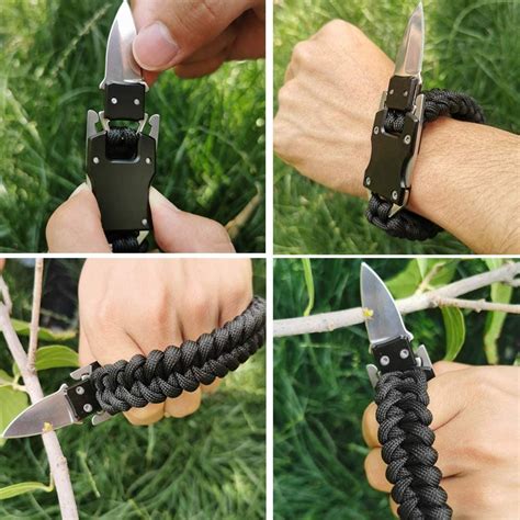 Werewolves Paracord Knife Bracelet Paraclaw Knife Bracelet Survival