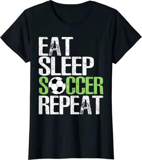 Hot Trending Kiraa Tee With Eat Sleep Soccer Repeat Cool Sport Player