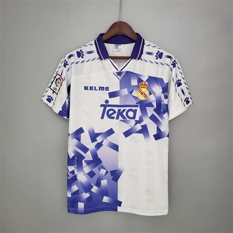 Camiseta Retro Real Madrid C F Temporada 1996 1997 Tercera