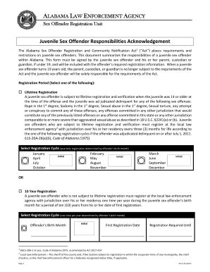 Fillable Online Sex Offender Registration Unit Fax Email Print Pdffiller