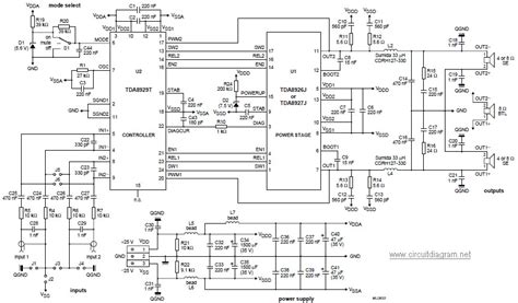 Tl494 Class D Amplifier Circuit Diagram